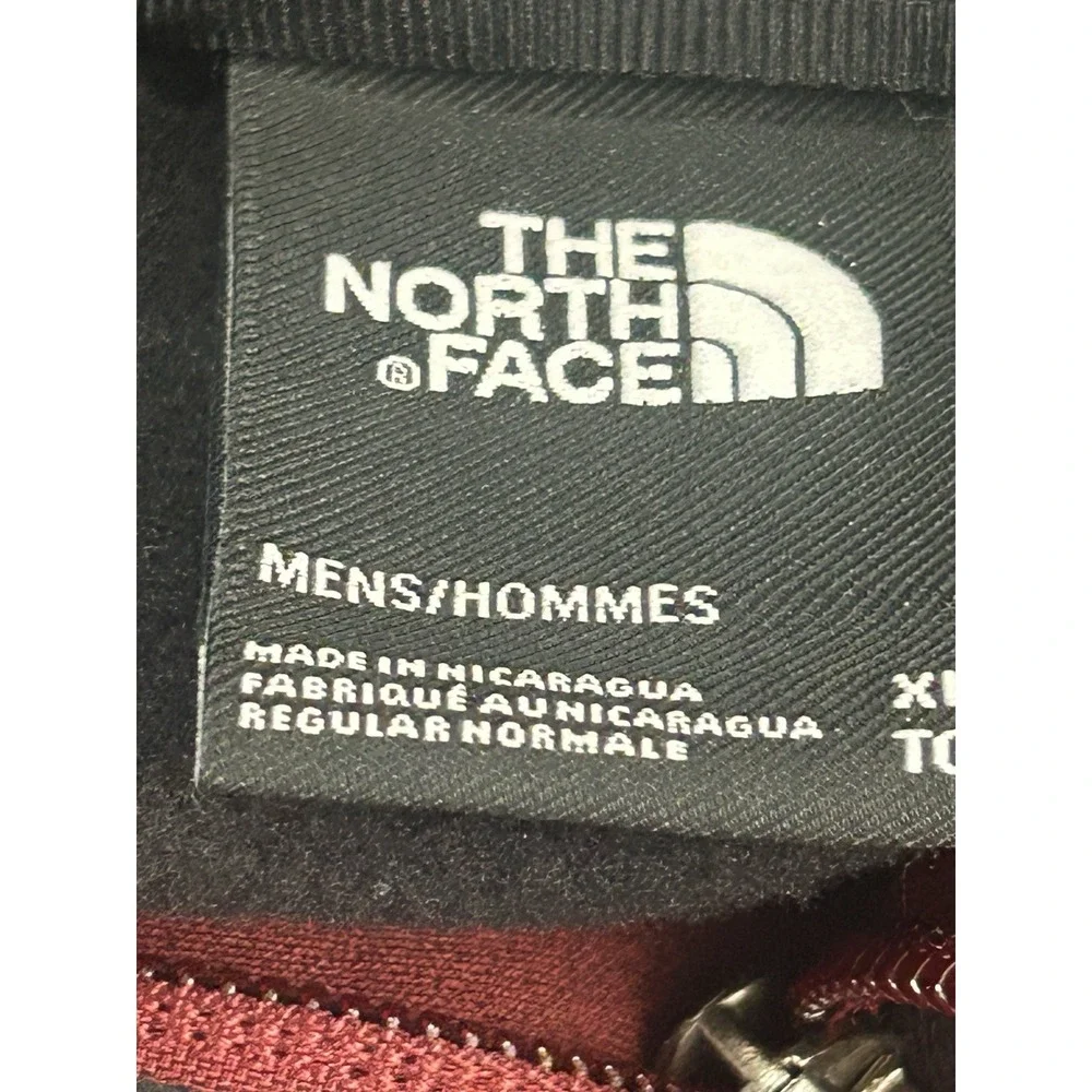 The North Face Astro Ridge Jacket XL Mens Full Zip‎ Red Fleece Zip